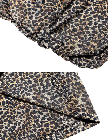 Zeagoo Tank Tops for Women Trendy Going Out Tops Sleeveless Shirts Ruched Business Casual Basic Tunic Tops Leopard Print Small My Store