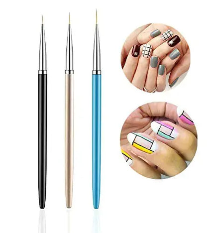 5PCS Dotting Pens with 3 PCS Nail Painting Brushes, Nail Art Design Tools My Store