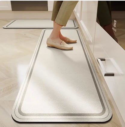 Tapete de Cozinha Absorvente Antiderrapante