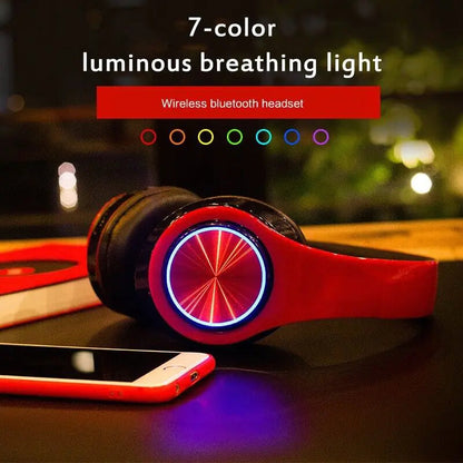 Super Bass Wireless Bluetooth Headphones Foldable Stereo Earphones Headsets Mic WEM Support (www.WEM.support)