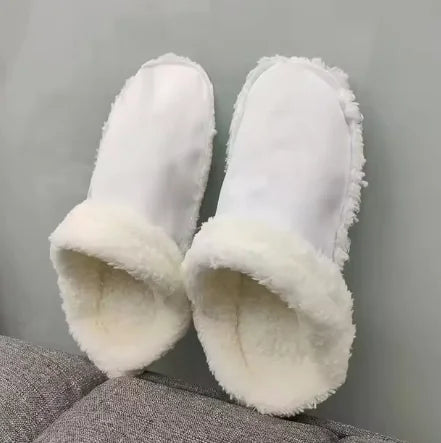 Women's Thermal Cotton Slippers with Plush Liner for Crocs WEM Support (www.WEM.support)