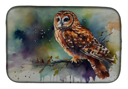 Tawny Owl Dish Drying Mat WEM Support (www.WEM.support)