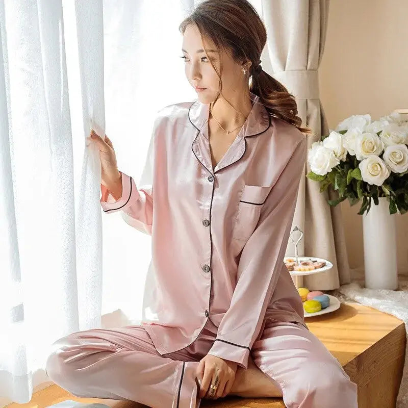 Women Silk Satin Pajamas Treat yourself to a touch of luxury with our Silk satin pajamas women today! My Store