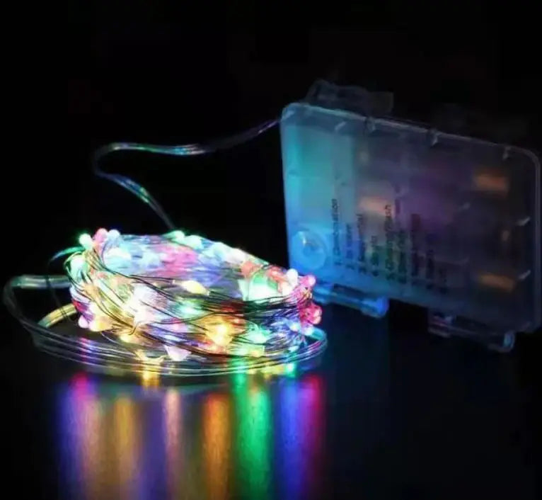 Three A Battery Box Type Copper Wire String Light WEM Support (www.WEM.support)