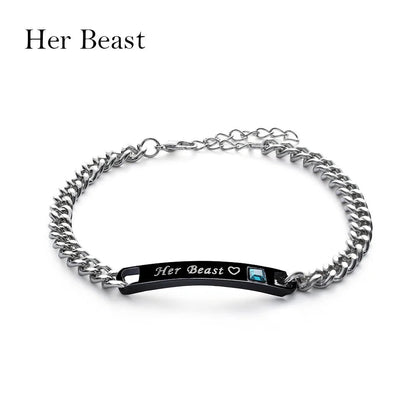 Trendy Lovely Couple Bracelets WEM Support (www.WEM.support)