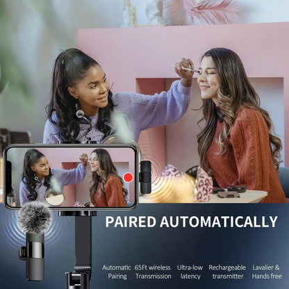 Wireless Lavalier Microphone Portable Solution For Mobile Recording WEM Support (www.WEM.support)