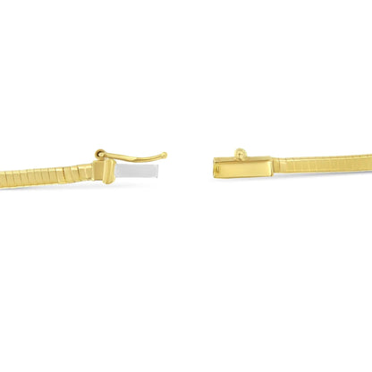 14K Two-Toned Gold 1 cttw Diamond Chevron "V" Necklace (H-I, SI1-SI2) WEM Support (www.WEM.support)