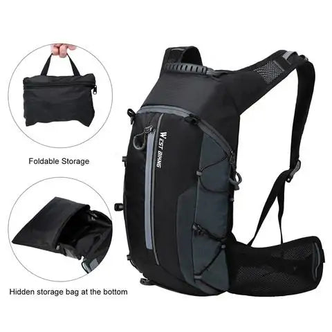 Wasserdichter Leichter Fahrradrucksack WEM Support (www.WEM.support)