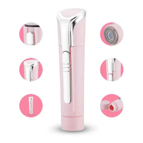 4 In 1 Beautician Grooming Wand Beauty This versatile tool combines four essential functions into one sleek wand - facial cleansing, exfoliating, blackhead removal, and skincare absorption. My Store