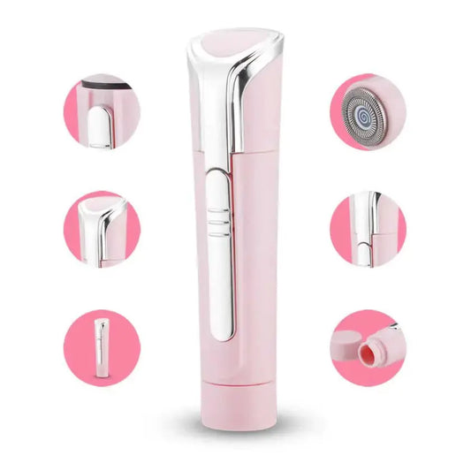 4 In 1 Beautician Grooming Wand Beauty This versatile tool combines four essential functions into one sleek wand - facial cleansing, exfoliating, blackhead removal, and skincare absorption. My Store