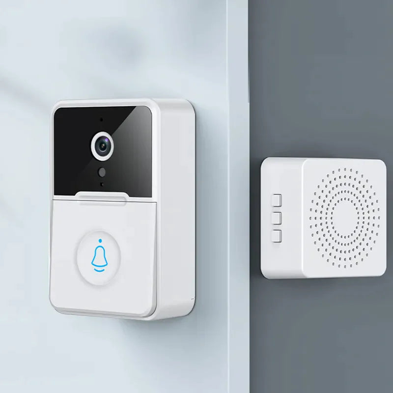 Wireless Security Smart WiFi Doorbell Intercom Video Camera Door Ring Bell Chime WEM Support (www.WEM.support)