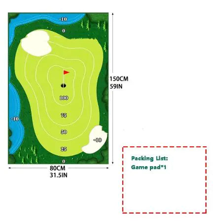 Tapete de Treino de Golfe