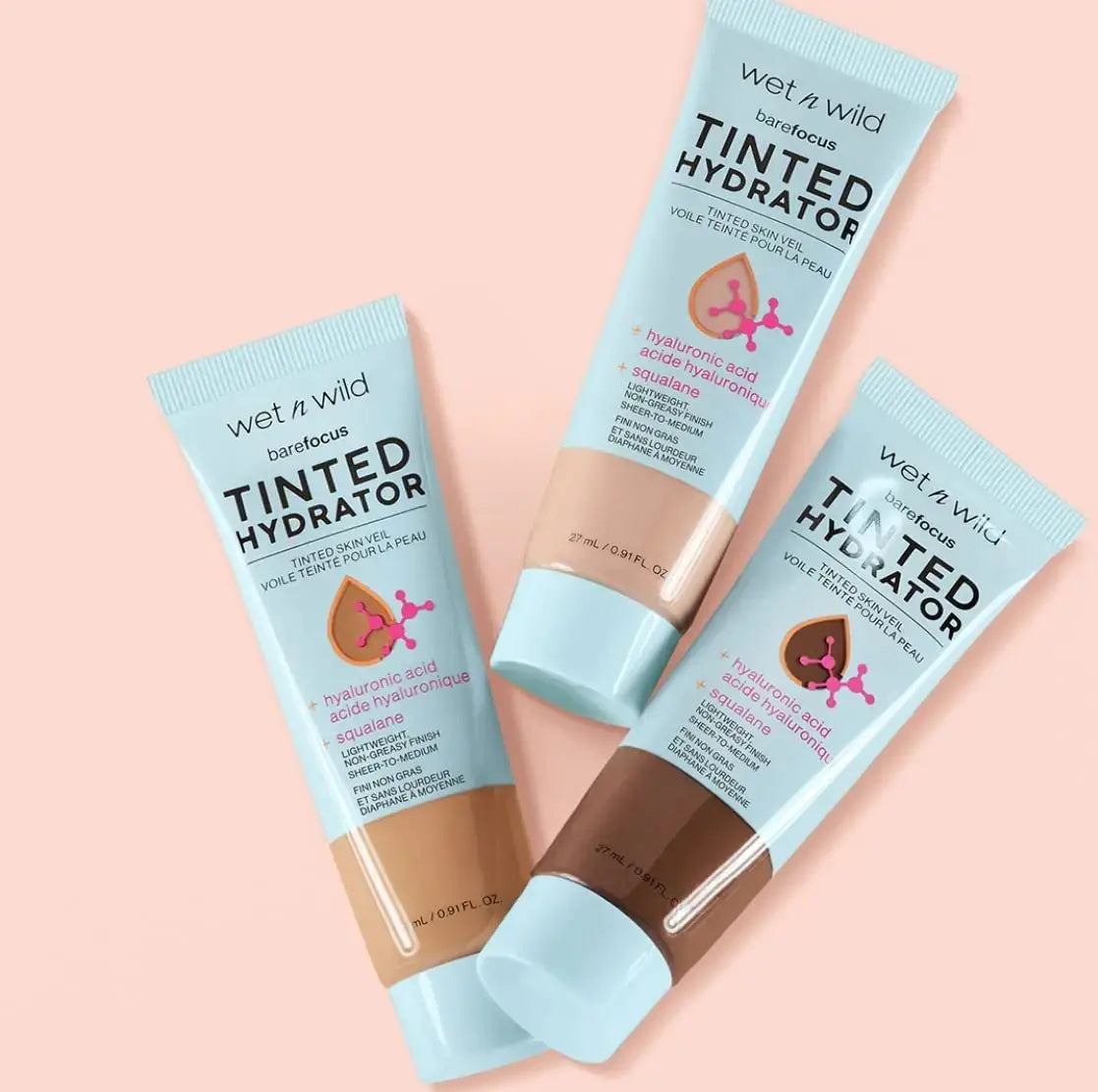 wet n wild Bare Focus Tinted Hydrator Matte Natural Finish, Oil-Free Tinted Face Moisturizer Makeup, Hyaluronic Acid, Squalane, Sheer To Medium Coverage, Medium Deep (Pack of 2) 0.91 Ounce (Pack of 2) My Store