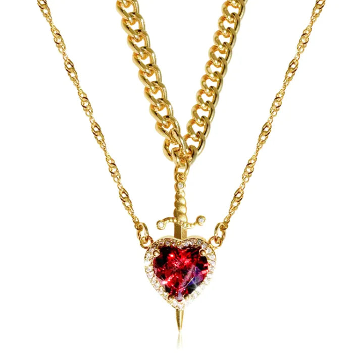 Two Color Couple Necklace WEM Support (www.WEM.support)