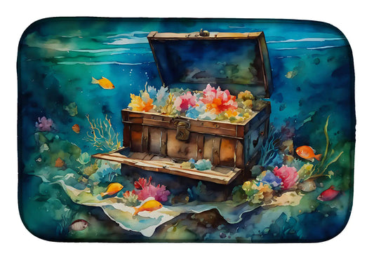 Treasure Chest Dish Drying Mat WEM Support (www.WEM.support)