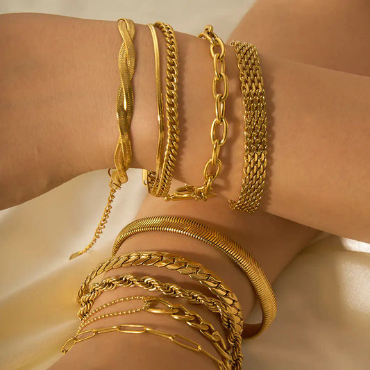 Stainless Steel Ornament Bracelet Female WEM Support (www.WEM.support)