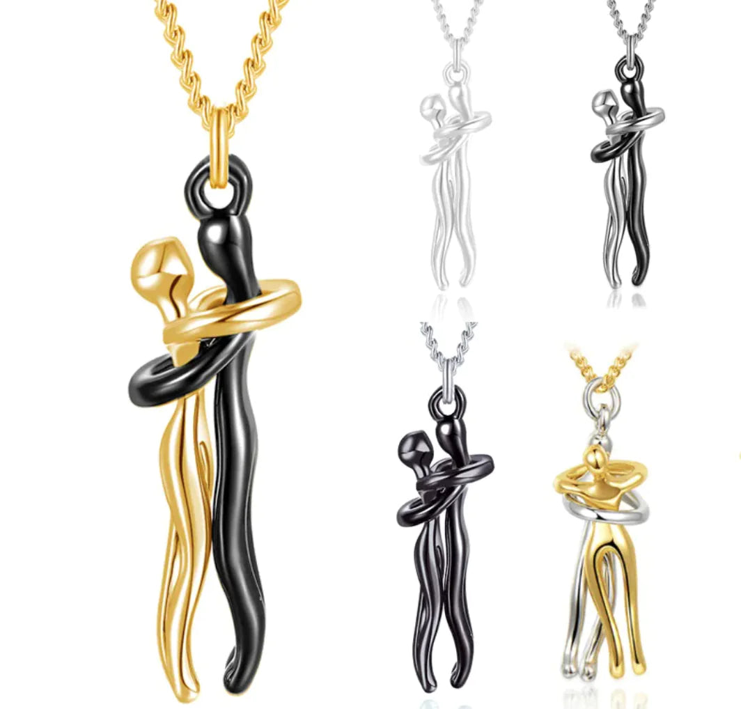 Affectionate Hug Pendant Necklace HejK.com