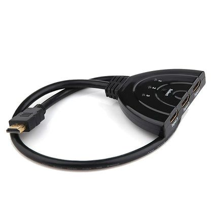 3 Port HDMI Splitter Cable 1080/4K Switch Switcher HUB Adapter for HDTV PS4 Xbox WEM Support (www.WEM.support)