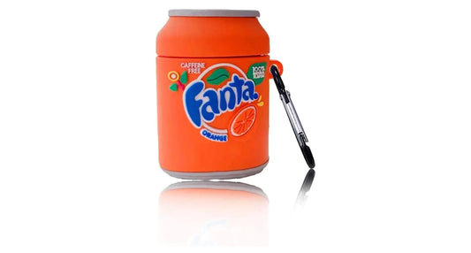 ZHAWK Fanta Can Silicone AirPods 1&2 Case Cover | Compatible with AirPods Gen 1&2 Only | Comes with a Unique Keychain | Wireless Charging Case | Best Gifts for Your Loved Ones HejK.com Marketplace LLC