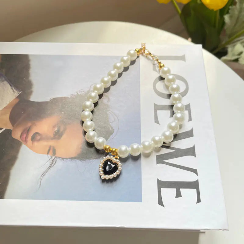 Vintage Charm Pet Crystal Necklace HejK.com Marketplace LLC