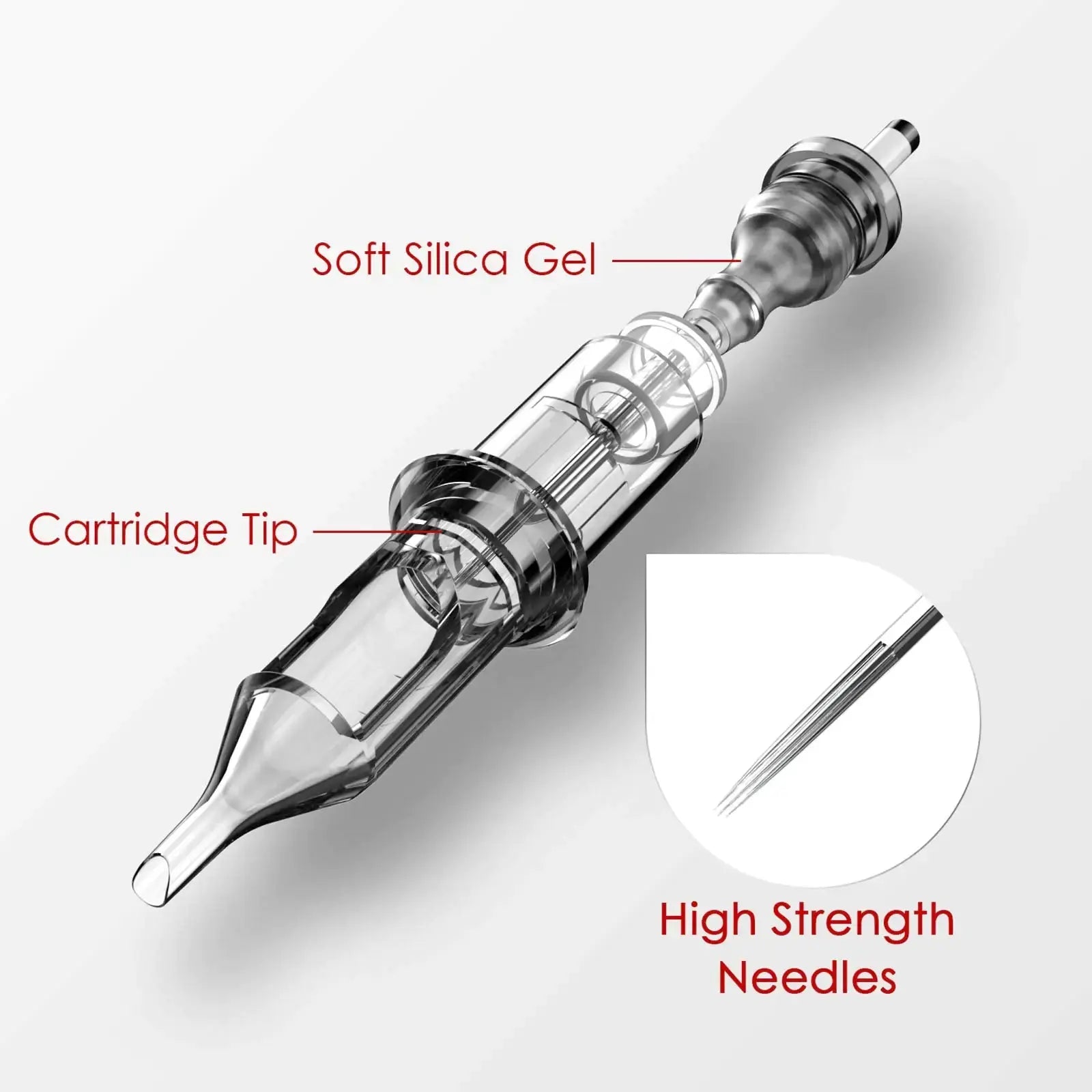 Wormhole Tattoo Cartridge Needles 50pcs Assorted Tattoo Needle Cartridges Round Liner Mixed 3RL 5RL 7RL 9RL 11RL (50pcs #12 Standard RL) My Store