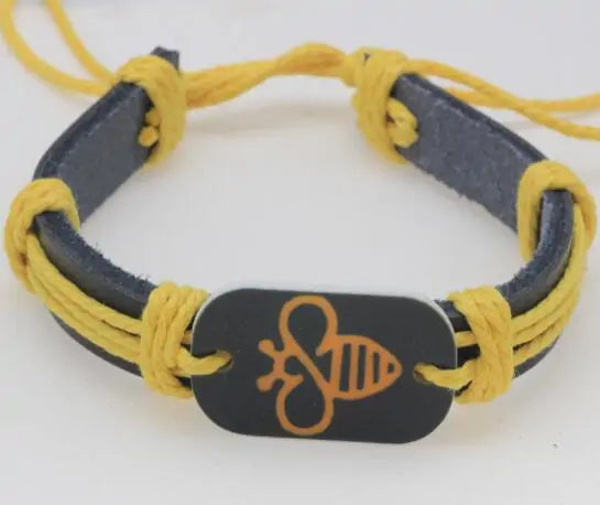 Thick Leather with Stone Bee WEM Support (www.WEM.support)