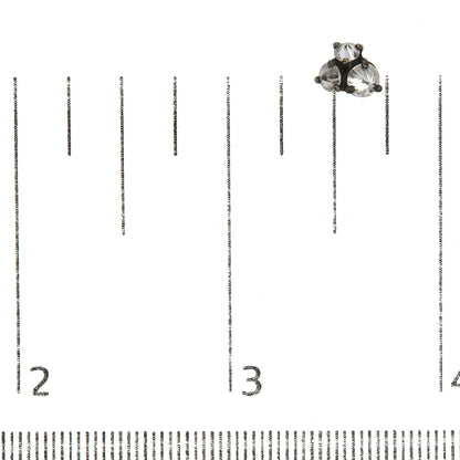 14K Yellow Gold and Black Oxidized Reverse Set 1 1/4 Cttw Diamond Trio Stud Earrings (I-J Color, I1-I2 Clarity) WEM Support (www.WEM.support)