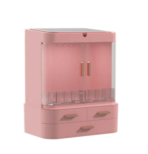 Ultimate LED Vanity Organizer with Mirror HejK.com Marketplace LLC