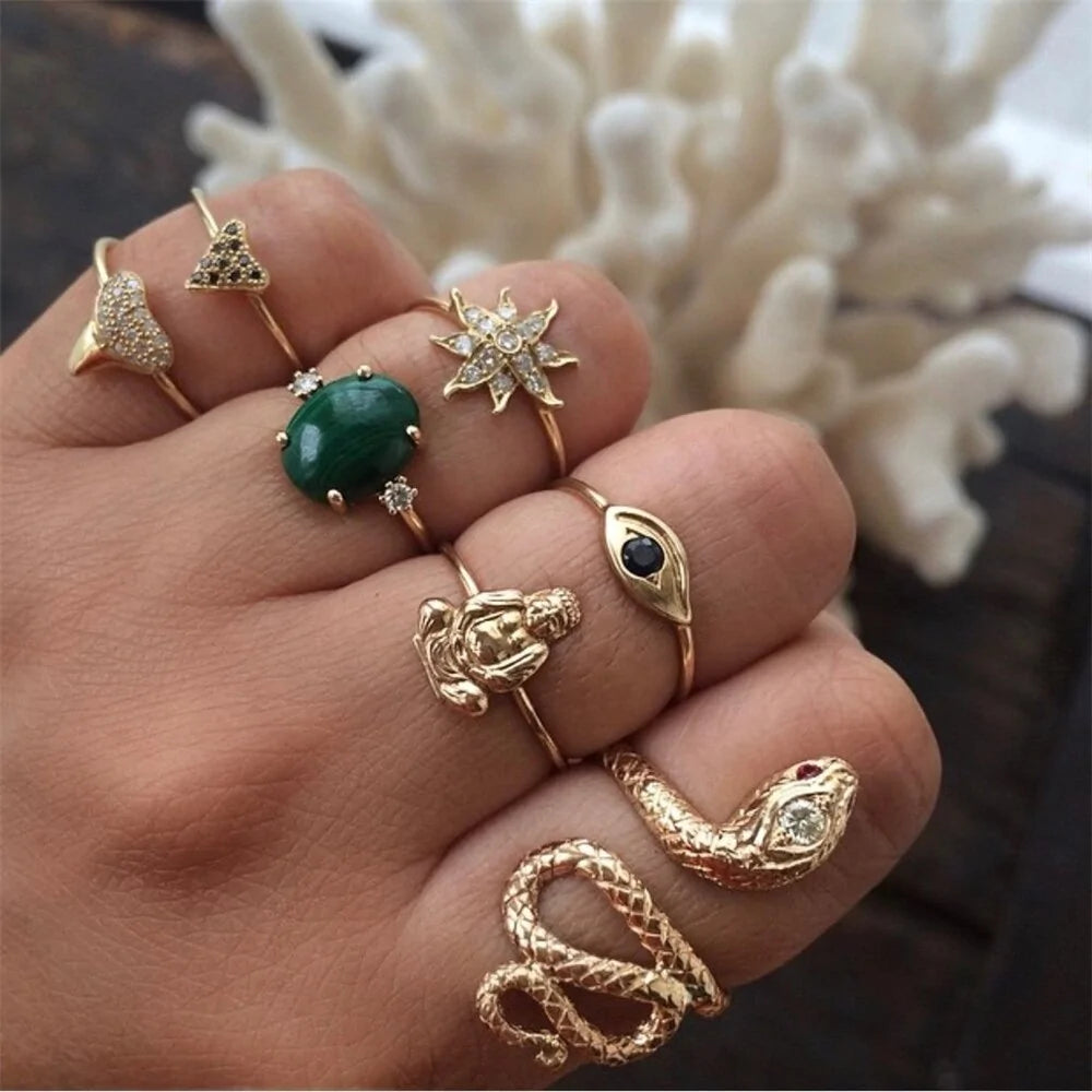 Vintage Women's Mixed Rings WEM Support (www.WEM.support)