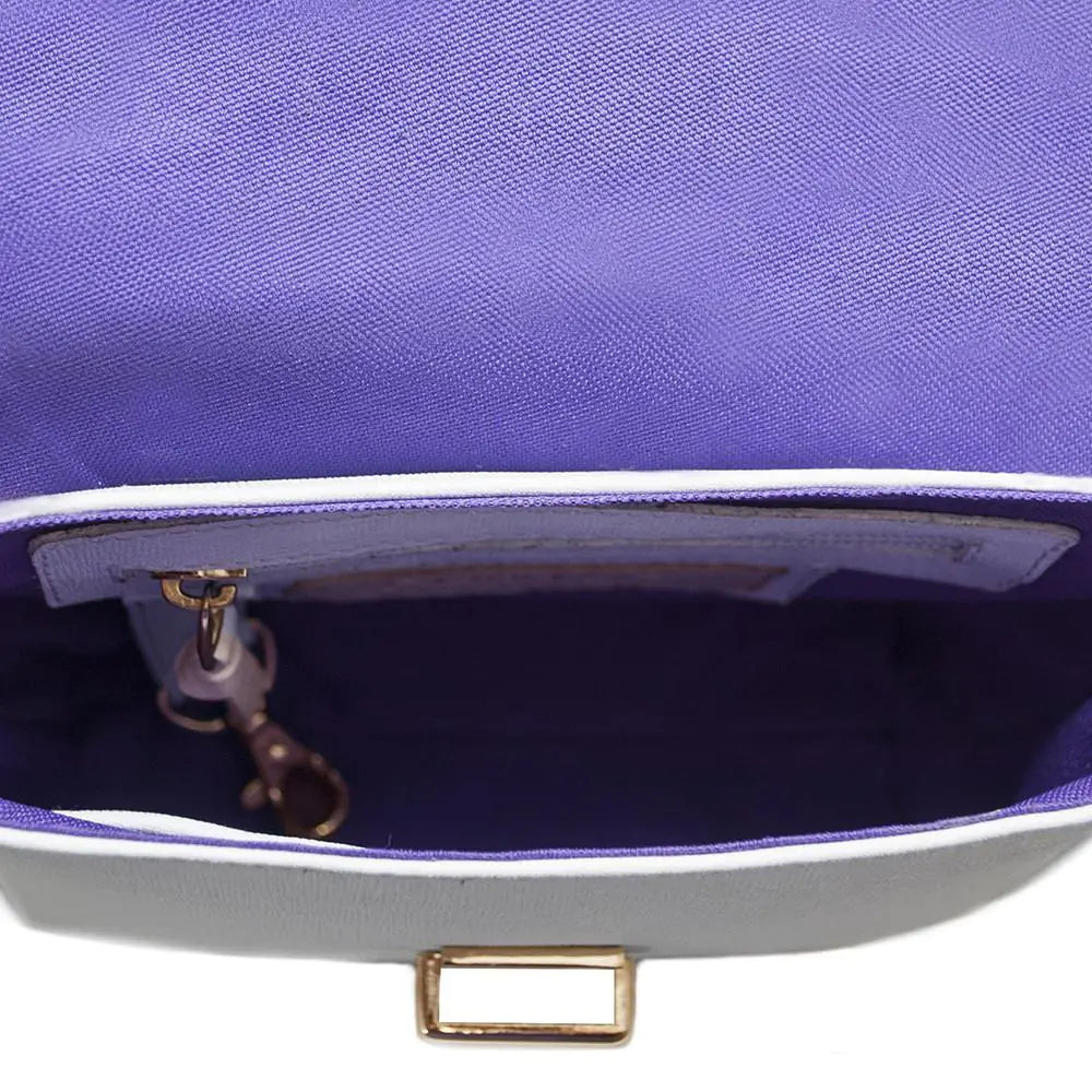 Tiny Leather Handbag -White (Option 2) WEM Support (www.WEM.support)