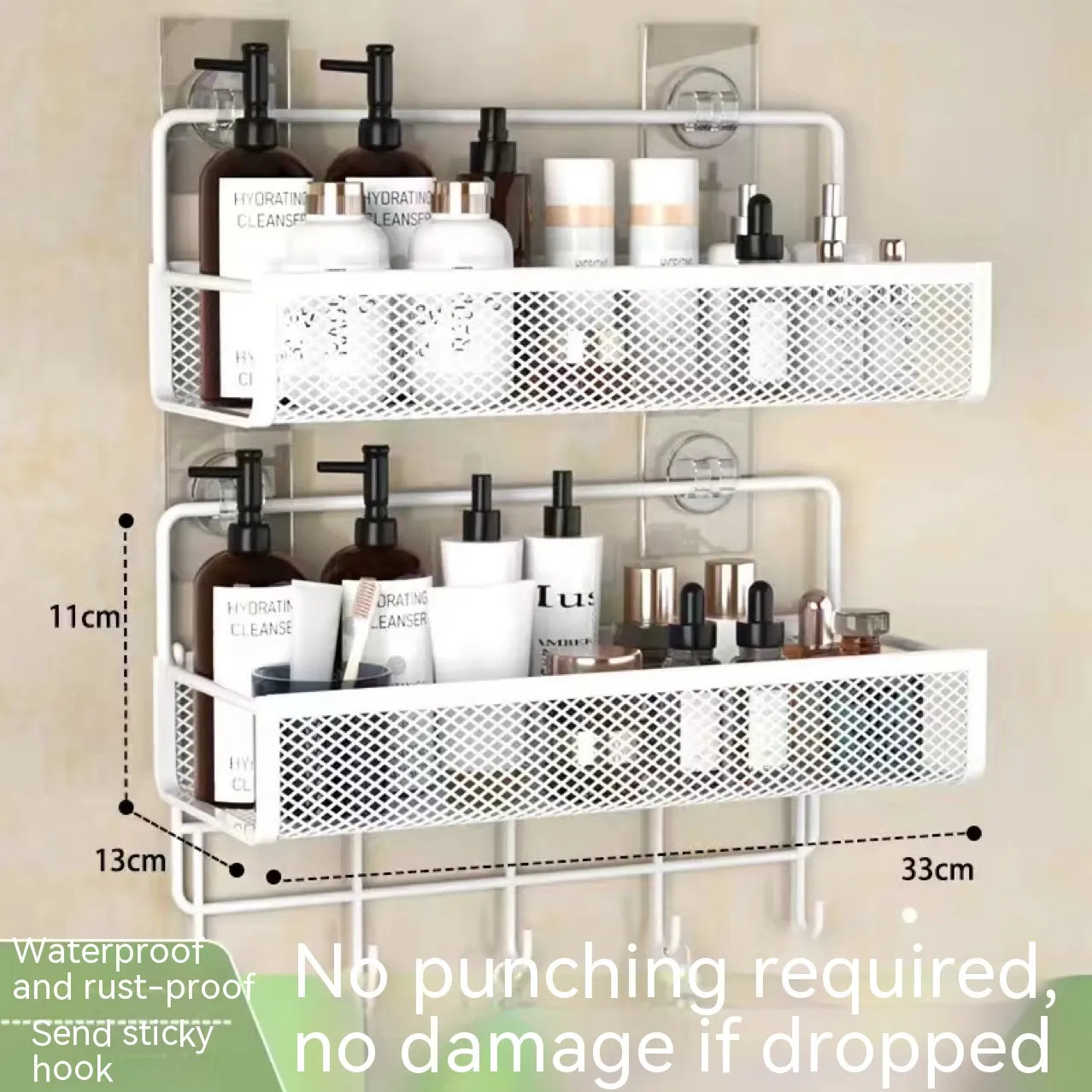 Toilet Storage Punch Free Rack HejK.com