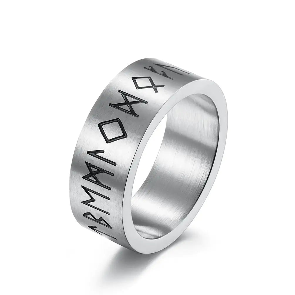 Titanium Steel Matte Brushed Ring Ring Men's And Women's Bracelets WEM Support (www.WEM.support)