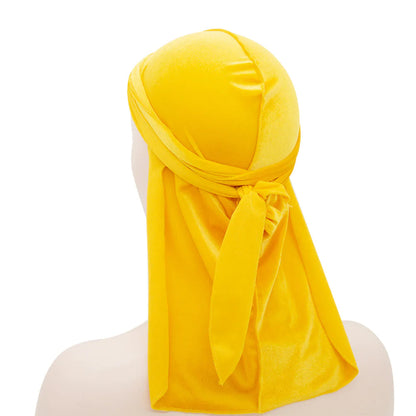 Unisex Velvet Long Tail Beanie WEM Support (www.WEM.support)