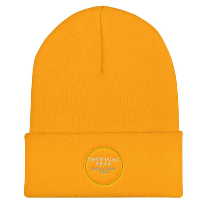 Tropical Seas Cuffed Beanie WEM Support (www.WEM.support)