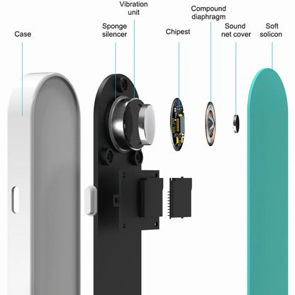 Under Pillow Bone Conduction Speaker WEM Support (www.WEM.support)