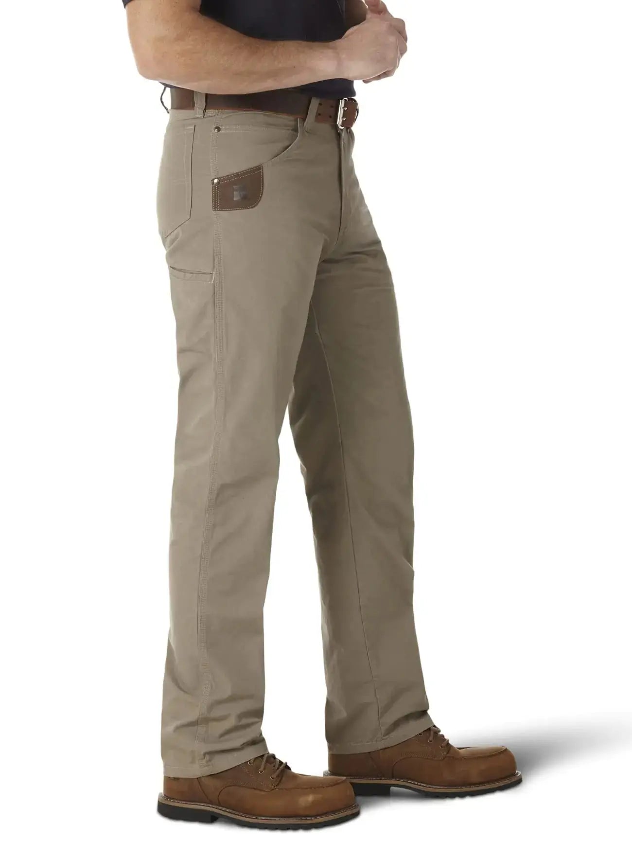 Wrangler Mens Riggs Workwear Technician Work Utility Pants 38W x 36L Dark Khaki My Store