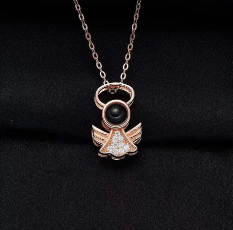 100 Languages Angel Projection Necklace