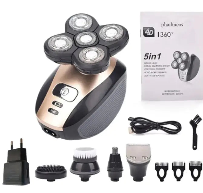 5-In-1 Rechargeable Razor WEM Support (www.WEM.support)