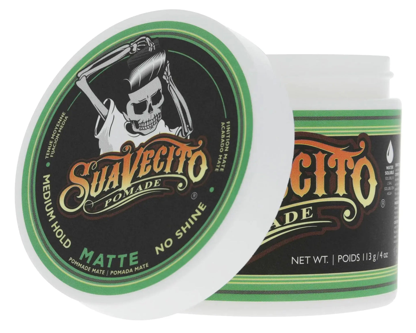 Suavecito Matte Hair Pomade (No Shine) Formula 4 oz, 1 Pack - Medium Hold Hair Pomade For Men - Matte Hair Paste For Natural Texture Hairstyles My Store