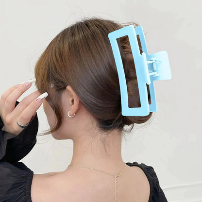 5 Inche Blue Extra Large Claw Clips for Thick Hair and Long Hair, 4 Pack Xl Jumbo Claw clips, Oversized Matte Non-slip Rectangle Hair Clips for Women, Big Strong Hold Jaw Clip My Store