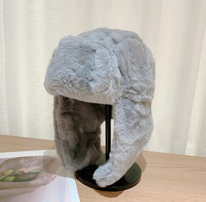 Winter Cycling Hat with Earflaps WEM Support (www.WEM.support)