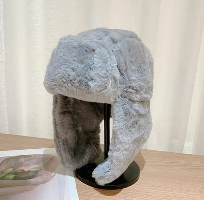 Winter Cycling Hat with Earflaps WEM Support (www.WEM.support)