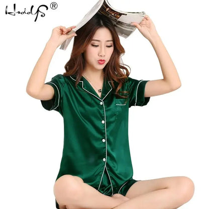 Women Silk Satin Pajamas Treat yourself to a touch of luxury with our Silk satin pajamas women today! My Store
