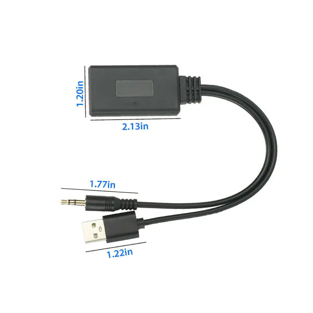 2 In 1 USB Bluetooth 5.0 Transmitter Receiver Adapter Wireless For PC Car Kit WEM Support (www.WEM.support)