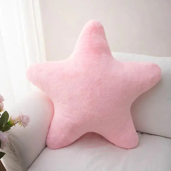 Star Pattern Pillow Super Soft And Cute Plush Pillow WEM Support (www.WEM.support)