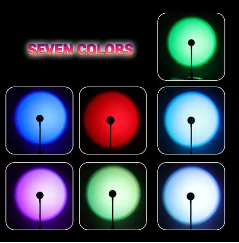 Sunset-Inspired LED Lamp WEM Support (www.WEM.support)