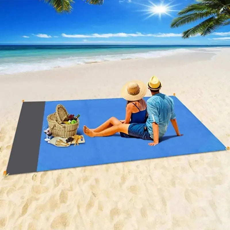 Waterproof Beach Blanket Pocket  The lightweight design makes it ideal for travel, picnics, camping, and more. Whether you're soaking up the sun or enjoying a picnic in the park, this blanket is a must-have accessory. My Store