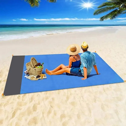 Waterproof Beach Blanket Pocket  The lightweight design makes it ideal for travel, picnics, camping, and more. Whether you're soaking up the sun or enjoying a picnic in the park, this blanket is a must-have accessory. My Store