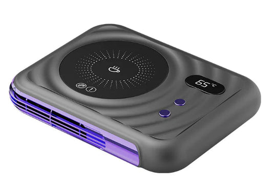 Two-in-one Home Warm Air Blower Desk Thermal Cup Pad WEM Support (www.WEM.support)