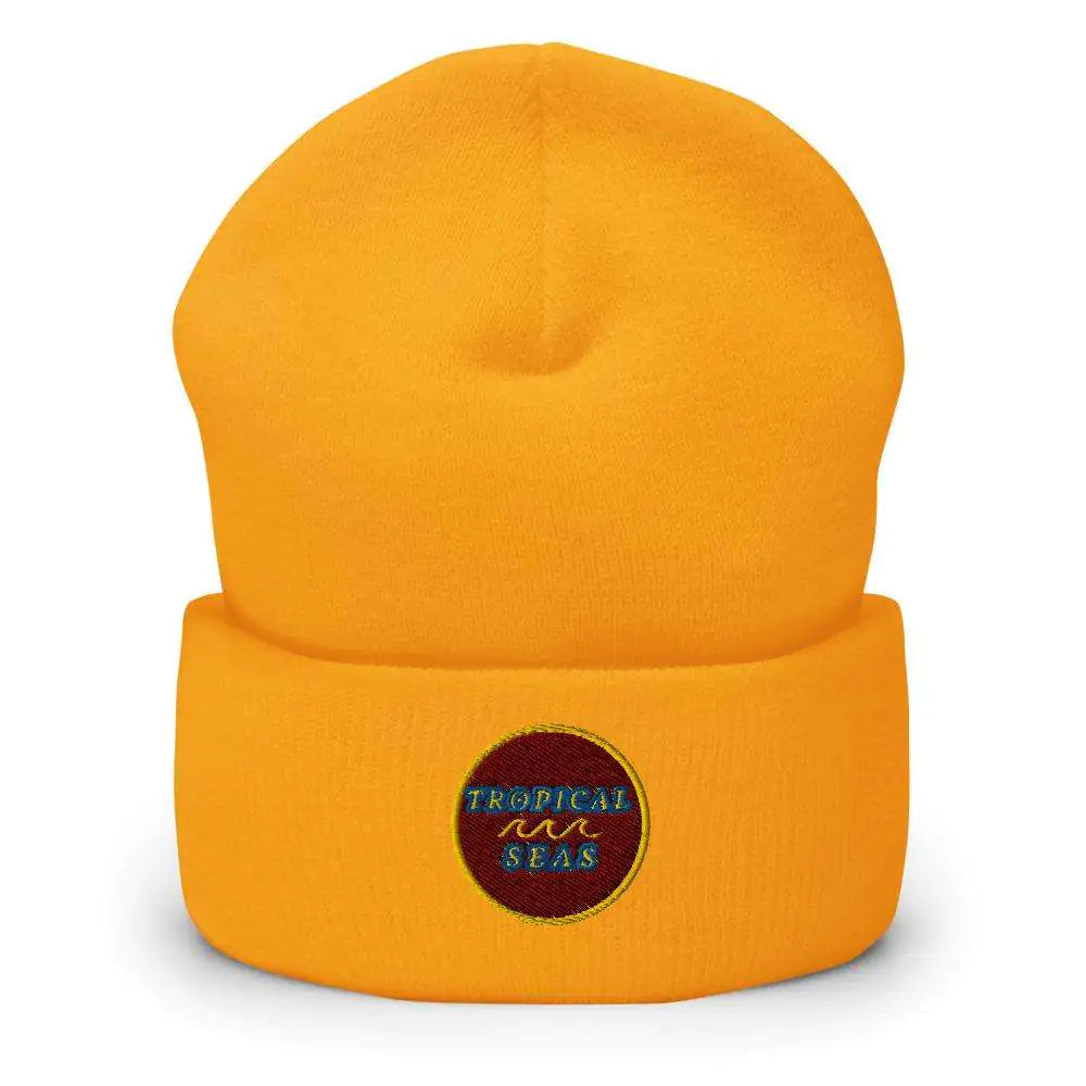 Tropical Maroon Beanie WEM Support (www.WEM.support)